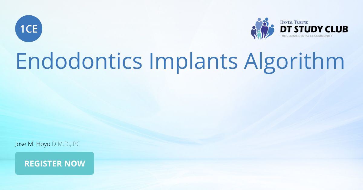 Endodontics Implants Algorithm inar