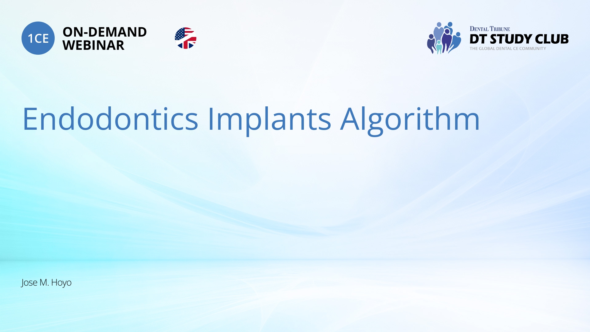 Endodontics Implants Algorithm inar