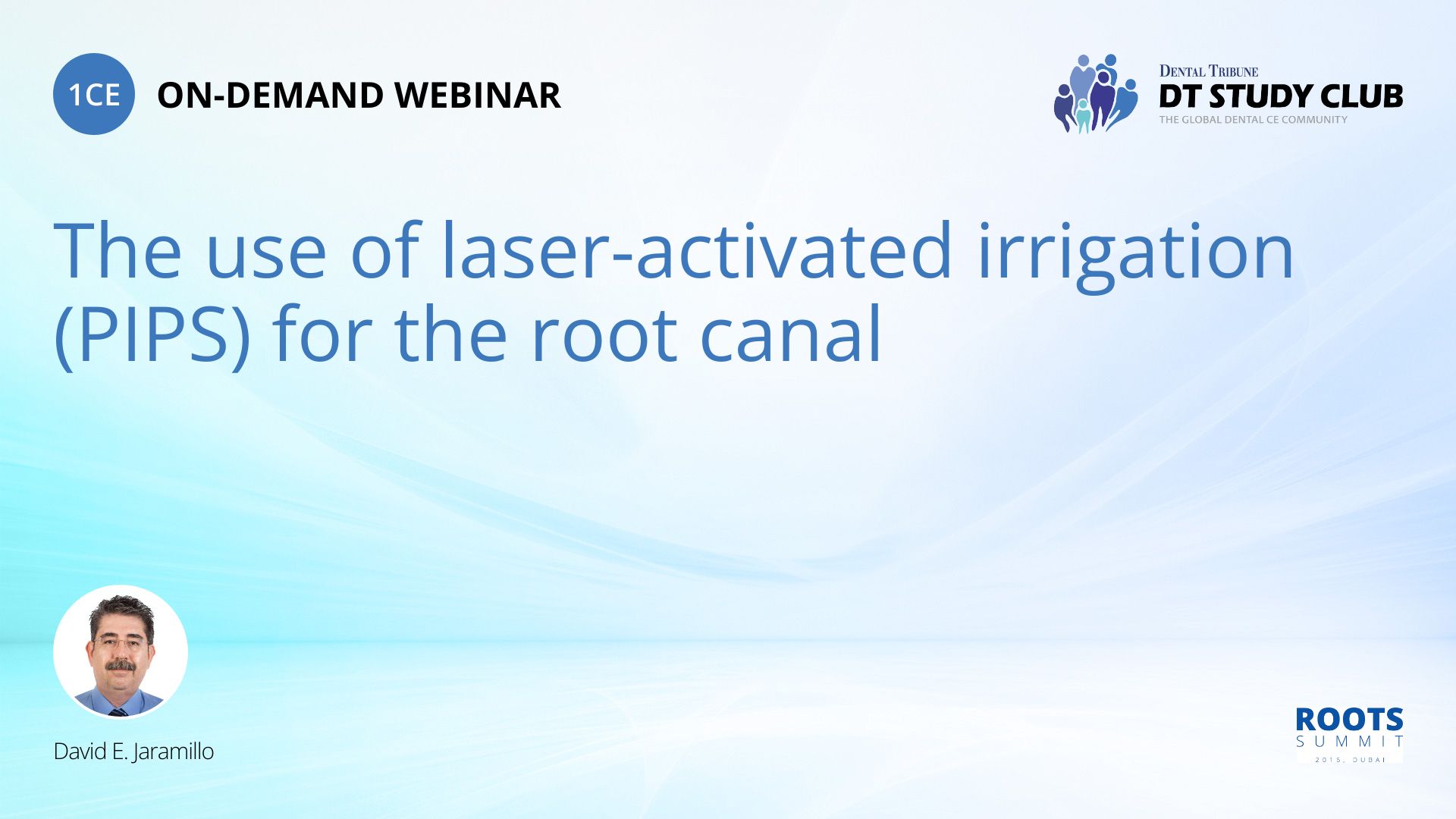 The use of laseractivated irrigation (PIPS) for the root canal
