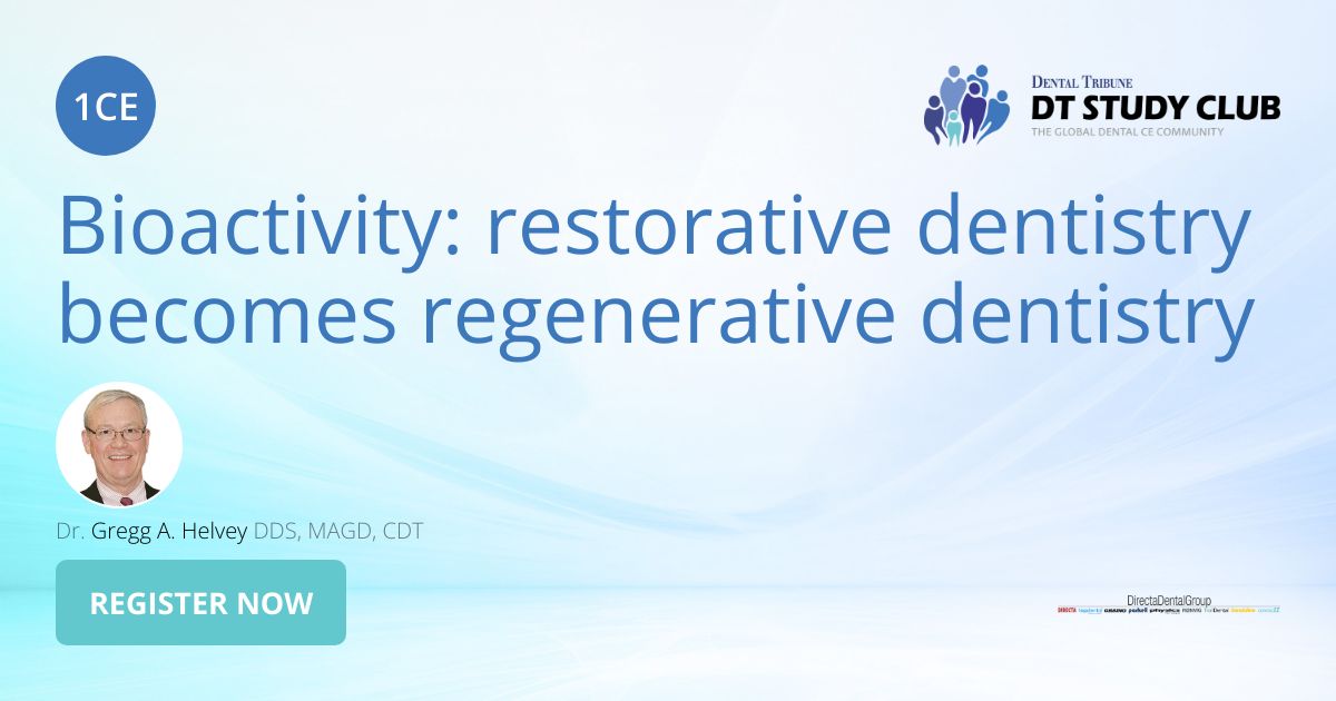 Bioactivity: restorative dentistry becomes regenerative dentistry ...
