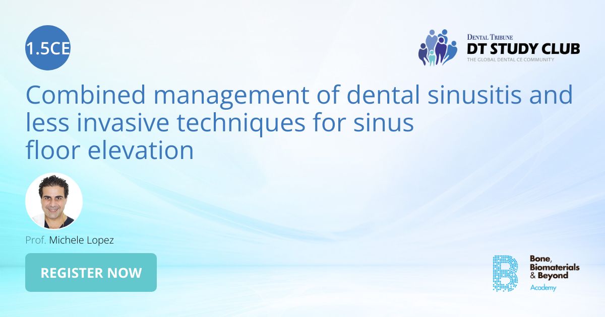 Combined management of dental sinusitis and less invasive techniques