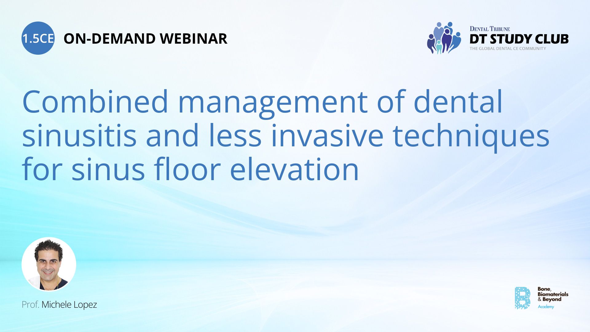 Combined management of dental sinusitis and less invasive techniques
